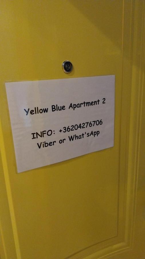 Yellow Blue Apartment Boedapest Buitenkant foto